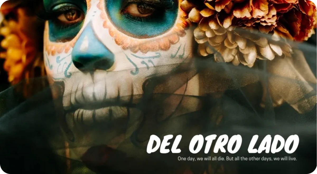 Artistic Día de los Muertos design